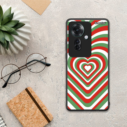 Christmas Hearts - Oppo Reno11 F 5G θήκη