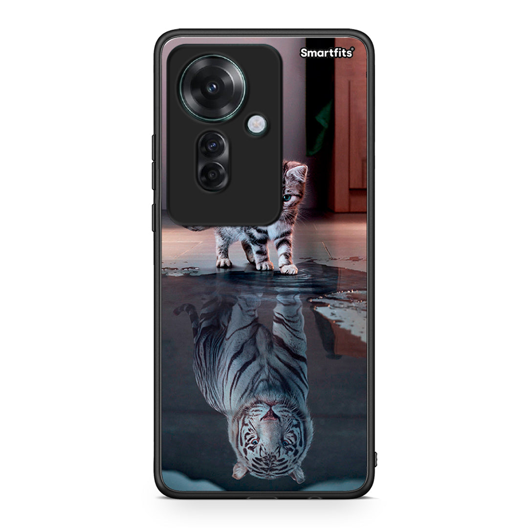 4 - Oppo Reno11 F 5G Tiger Cute case, cover, bumper