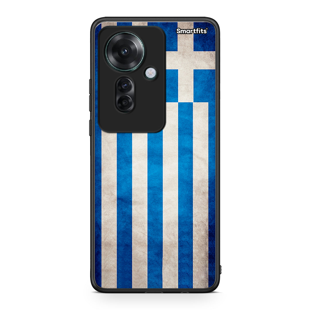 4 - Oppo Reno11 F 5G Greeek Flag case, cover, bumper