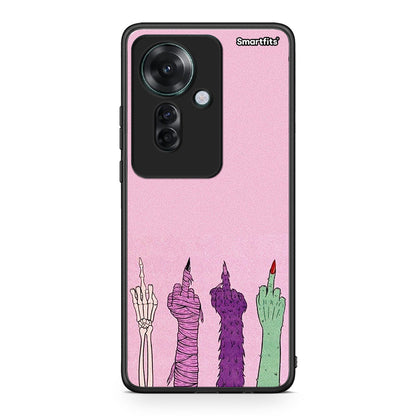 Oppo Reno11 F 5G Halloween Be A Lady Θήκη από τη Smartfits με σχέδιο στο πίσω μέρος και μαύρο περίβλημα | Smartphone case with colorful back and black bezels by Smartfits
