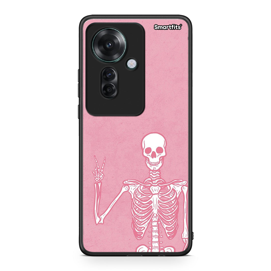 Oppo Reno11 F 5G Halloween Motivation Θήκη από τη Smartfits με σχέδιο στο πίσω μέρος και μαύρο περίβλημα | Smartphone case with colorful back and black bezels by Smartfits