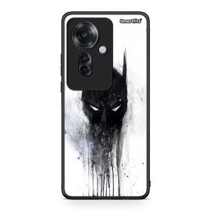 4 - Oppo Reno11 F 5G Paint Bat Hero case, cover, bumper