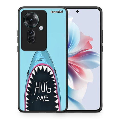 Θήκη Oppo Reno11 F 5G Hug Me από τη Smartfits με σχέδιο στο πίσω μέρος και μαύρο περίβλημα | Oppo Reno11 F 5G Hug Me case with colorful back and black bezels
