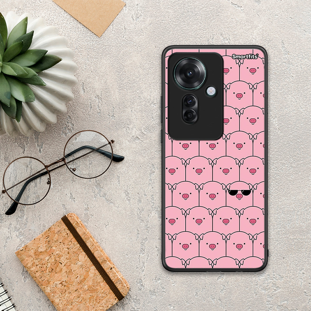 Pig Glasses - Oppo Reno11 F 5G θήκη