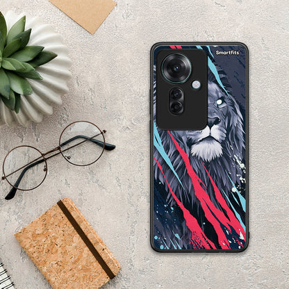 PopArt Lion Designer - Oppo Reno11 F 5G θήκη