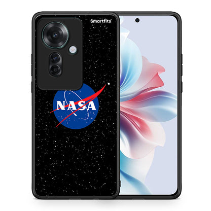Θήκη Oppo Reno11 F 5G NASA PopArt από τη Smartfits με σχέδιο στο πίσω μέρος και μαύρο περίβλημα | Oppo Reno11 F 5G NASA PopArt case with colorful back and black bezels