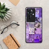 Thumbnail for Purple Aesthetic Collage - Oppo Reno11 F 5G θήκη