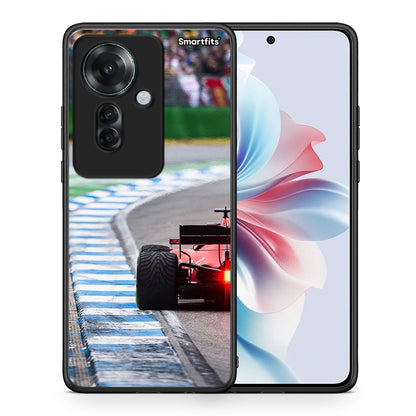 Θήκη Oppo Reno11 F 5G Racing Vibes από τη Smartfits με σχέδιο στο πίσω μέρος και μαύρο περίβλημα | Oppo Reno11 F 5G Racing Vibes case with colorful back and black bezels