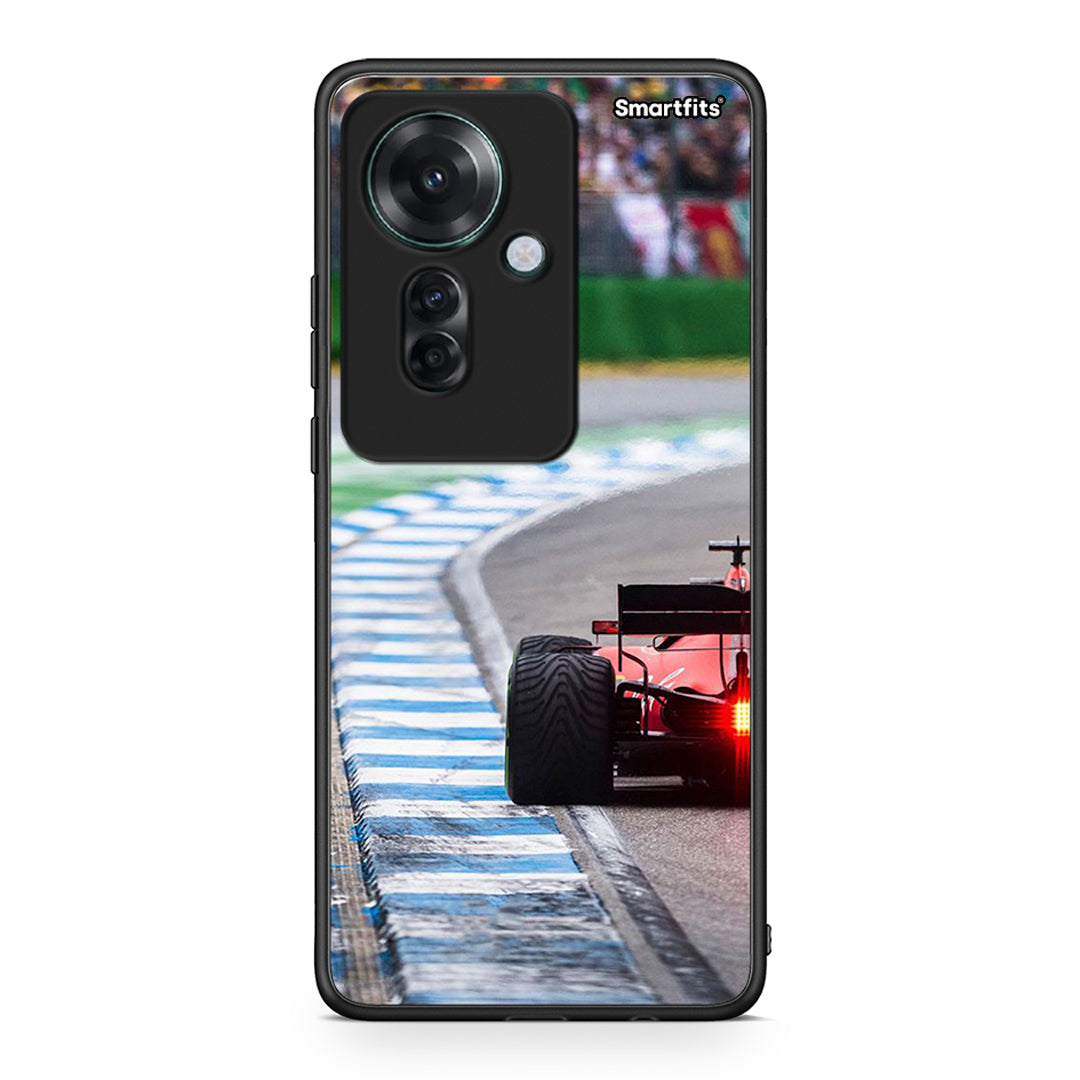 Oppo Reno11 F 5G Racing Vibes θήκη από τη Smartfits με σχέδιο στο πίσω μέρος και μαύρο περίβλημα | Smartphone case with colorful back and black bezels by Smartfits