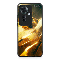 Thumbnail for Oppo Reno11 F 5G Real Gold θήκη από τη Smartfits με σχέδιο στο πίσω μέρος και μαύρο περίβλημα | Smartphone case with colorful back and black bezels by Smartfits