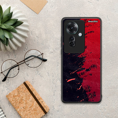 Red Paint - Oppo Reno11 F 5G θήκη