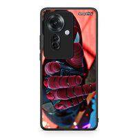 Thumbnail for Oppo Reno11 F 5G Spider Hand Θήκη από τη Smartfits με σχέδιο στο πίσω μέρος και μαύρο περίβλημα | Smartphone case with colorful back and black bezels by Smartfits