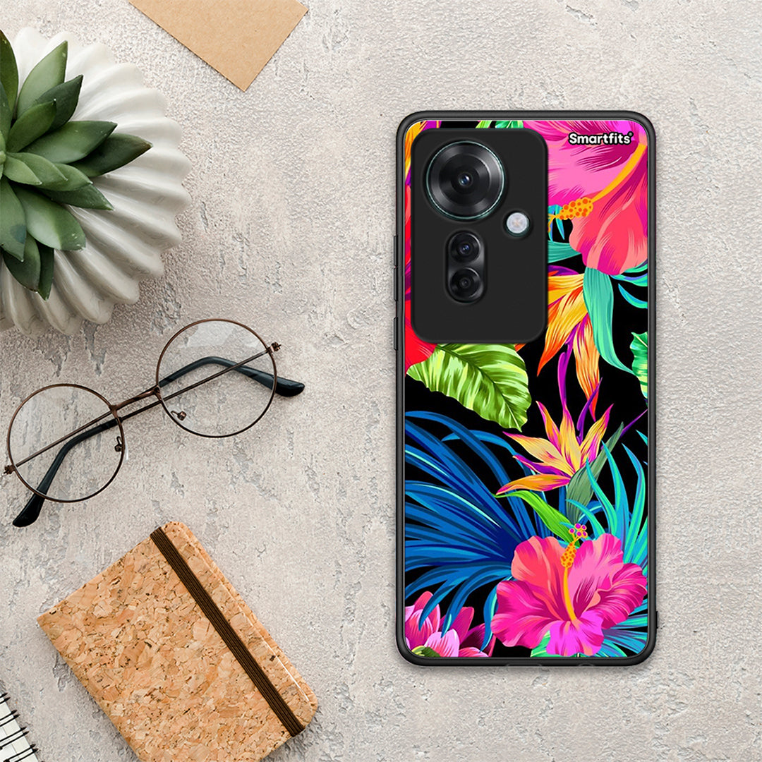 Tropical Flowers - Oppo Reno11 F 5G θήκη