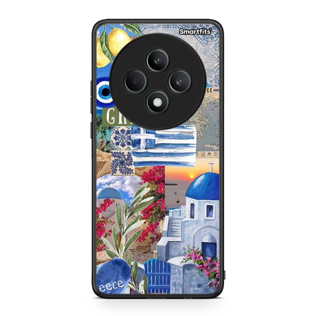 Oppo Reno12 F 5G / FS 5G All Greek Θήκη από τη Smartfits με σχέδιο στο πίσω μέρος και μαύρο περίβλημα | Smartphone case with colorful back and black bezels by Smartfits