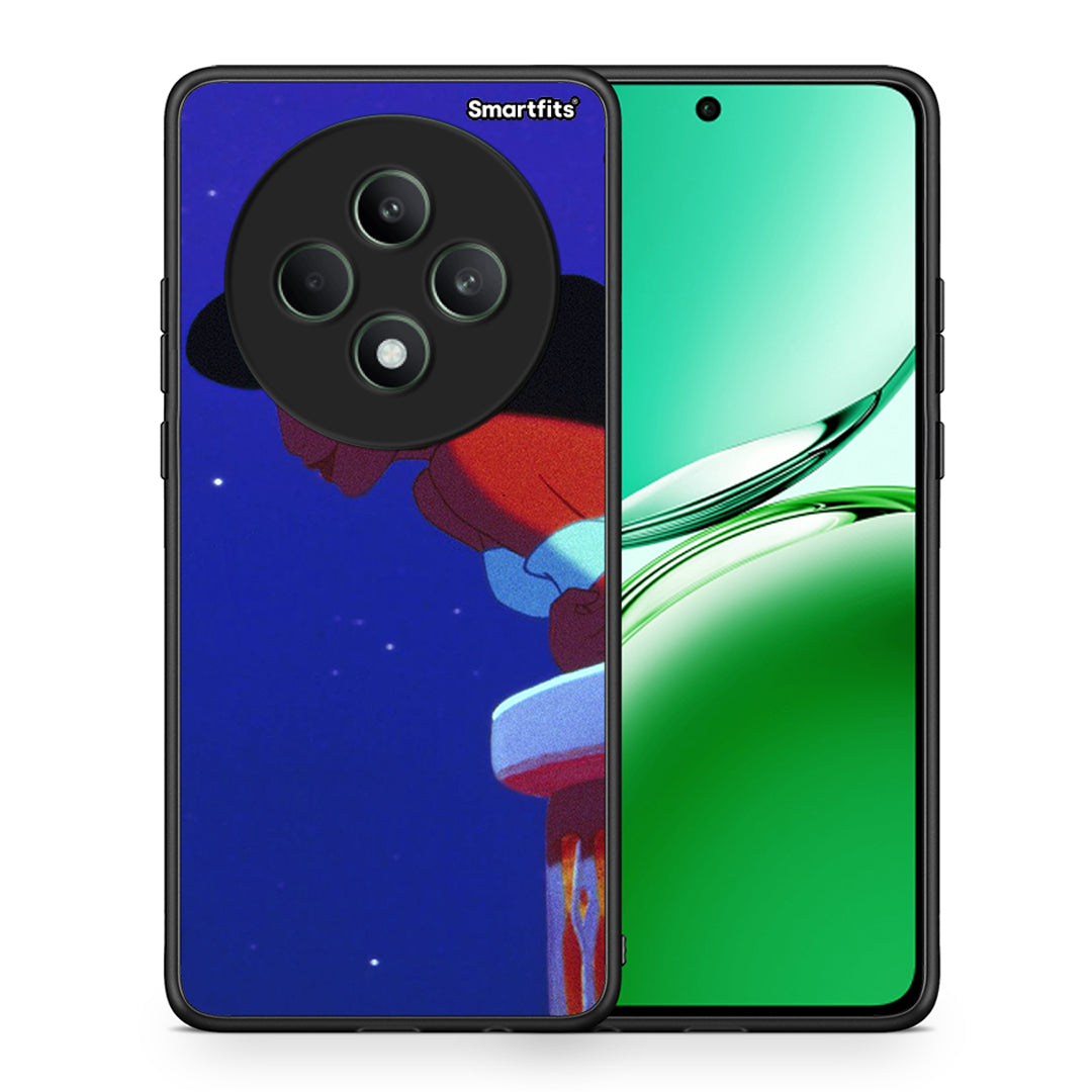 Θήκη Oppo Reno12 F 5G / FS 5G Alladin And Jasmine Love 2 από τη Smartfits με σχέδιο στο πίσω μέρος και μαύρο περίβλημα | Oppo Reno12 F 5G / FS 5G Alladin And Jasmine Love 2 case with colorful back and black bezels