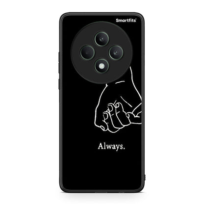 Oppo Reno12 F 5G / FS 5G Always & Forever 1 Θήκη Αγίου Βαλεντίνου από τη Smartfits με σχέδιο στο πίσω μέρος και μαύρο περίβλημα | Smartphone case with colorful back and black bezels by Smartfits