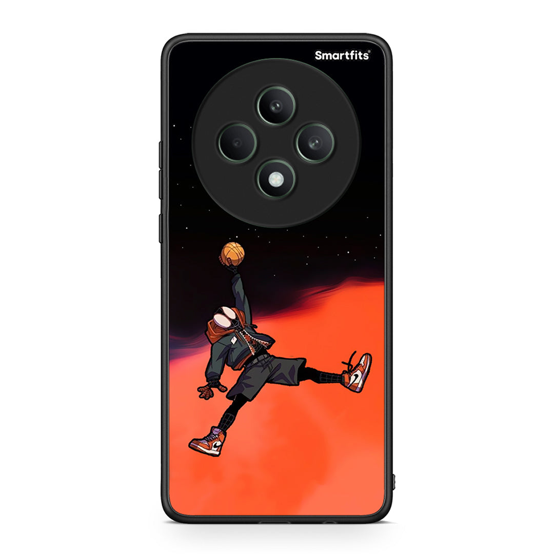 Oppo Reno12 F 5G / FS 5G Basketball Hero θήκη από τη Smartfits με σχέδιο στο πίσω μέρος και μαύρο περίβλημα | Smartphone case with colorful back and black bezels by Smartfits