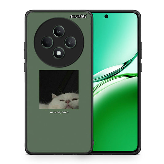 Θήκη Oppo Reno12 F 5G / FS 5G Bitch Surprise από τη Smartfits με σχέδιο στο πίσω μέρος και μαύρο περίβλημα | Oppo Reno12 F 5G / FS 5G Bitch Surprise case with colorful back and black bezels