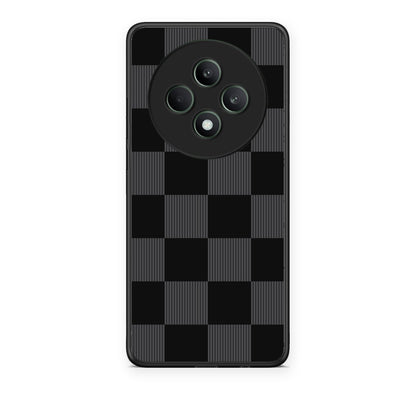 Θήκη Oppo Reno12 F 5G / FS 5G Black and Charcoal Striped Checks από τη Smartfits με σχέδιο στο πίσω μέρος και μαύρο περίβλημα | Oppo Reno12 F 5G / FS 5G Black and Charcoal Striped Checks case with colorful back and black bezels