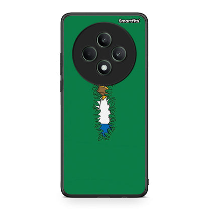 Oppo Reno12 F 5G / FS 5G Bush Man Θήκη Αγίου Βαλεντίνου από τη Smartfits με σχέδιο στο πίσω μέρος και μαύρο περίβλημα | Smartphone case with colorful back and black bezels by Smartfits