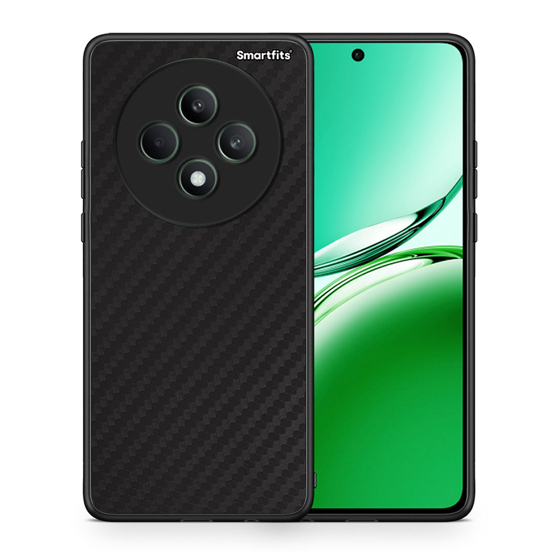 Θήκη Oppo Reno12 F 5G / FS 5G Carbon Black από τη Smartfits με σχέδιο στο πίσω μέρος και μαύρο περίβλημα | Oppo Reno12 F 5G / FS 5G Carbon Black case with colorful back and black bezels