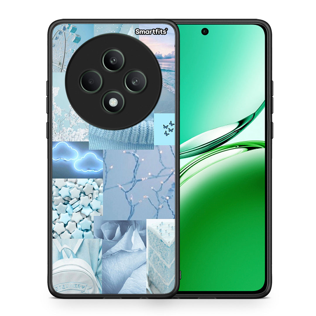 Θήκη Oppo Reno12 F 5G / FS 5G Ciel Aesthetic Collage από τη Smartfits με σχέδιο στο πίσω μέρος και μαύρο περίβλημα | Oppo Reno12 F 5G / FS 5G Ciel Aesthetic Collage case with colorful back and black bezels