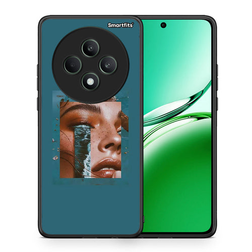 Θήκη Oppo Reno12 F 5G / FS 5G Cry An Ocean από τη Smartfits με σχέδιο στο πίσω μέρος και μαύρο περίβλημα | Oppo Reno12 F 5G / FS 5G Cry An Ocean case with colorful back and black bezels