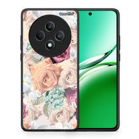 Thumbnail for Θήκη Oppo Reno12 F 5G / FS 5G Bouquet Floral από τη Smartfits με σχέδιο στο πίσω μέρος και μαύρο περίβλημα | Oppo Reno12 F 5G / FS 5G Bouquet Floral case with colorful back and black bezels