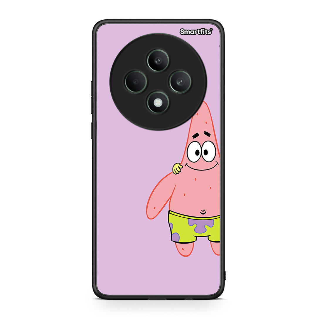 Oppo Reno12 F 5G / FS 5G Friends Patrick θήκη από τη Smartfits με σχέδιο στο πίσω μέρος και μαύρο περίβλημα | Smartphone case with colorful back and black bezels by Smartfits