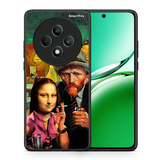 Θήκη Oppo Reno12 F 5G / FS 5G Funny Art από τη Smartfits με σχέδιο στο πίσω μέρος και μαύρο περίβλημα | Oppo Reno12 F 5G / FS 5G Funny Art case with colorful back and black bezels