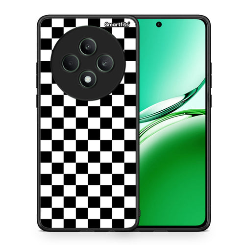 Θήκη Oppo Reno12 F 5G / FS 5G Squares Geometric από τη Smartfits με σχέδιο στο πίσω μέρος και μαύρο περίβλημα | Oppo Reno12 F 5G / FS 5G Squares Geometric case with colorful back and black bezels