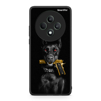 Oppo Reno12 F 5G / FS 5G Golden Gun Θήκη Αγίου Βαλεντίνου από τη Smartfits με σχέδιο στο πίσω μέρος και μαύρο περίβλημα | Smartphone case with colorful back and black bezels by Smartfits