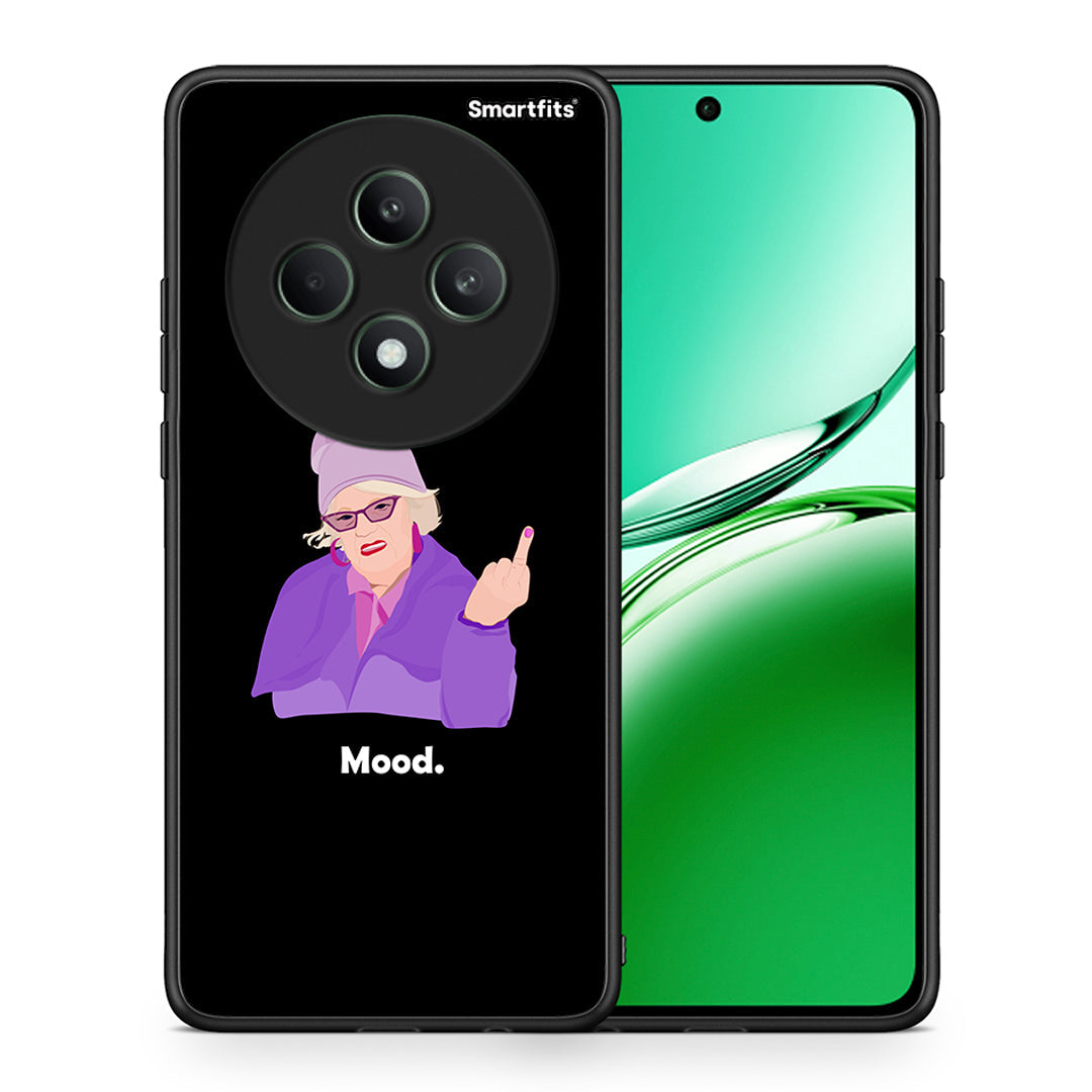 Θήκη Oppo Reno12 F 5G / FS 5G Grandma Mood Black από τη Smartfits με σχέδιο στο πίσω μέρος και μαύρο περίβλημα | Oppo Reno12 F 5G / FS 5G Grandma Mood Black case with colorful back and black bezels