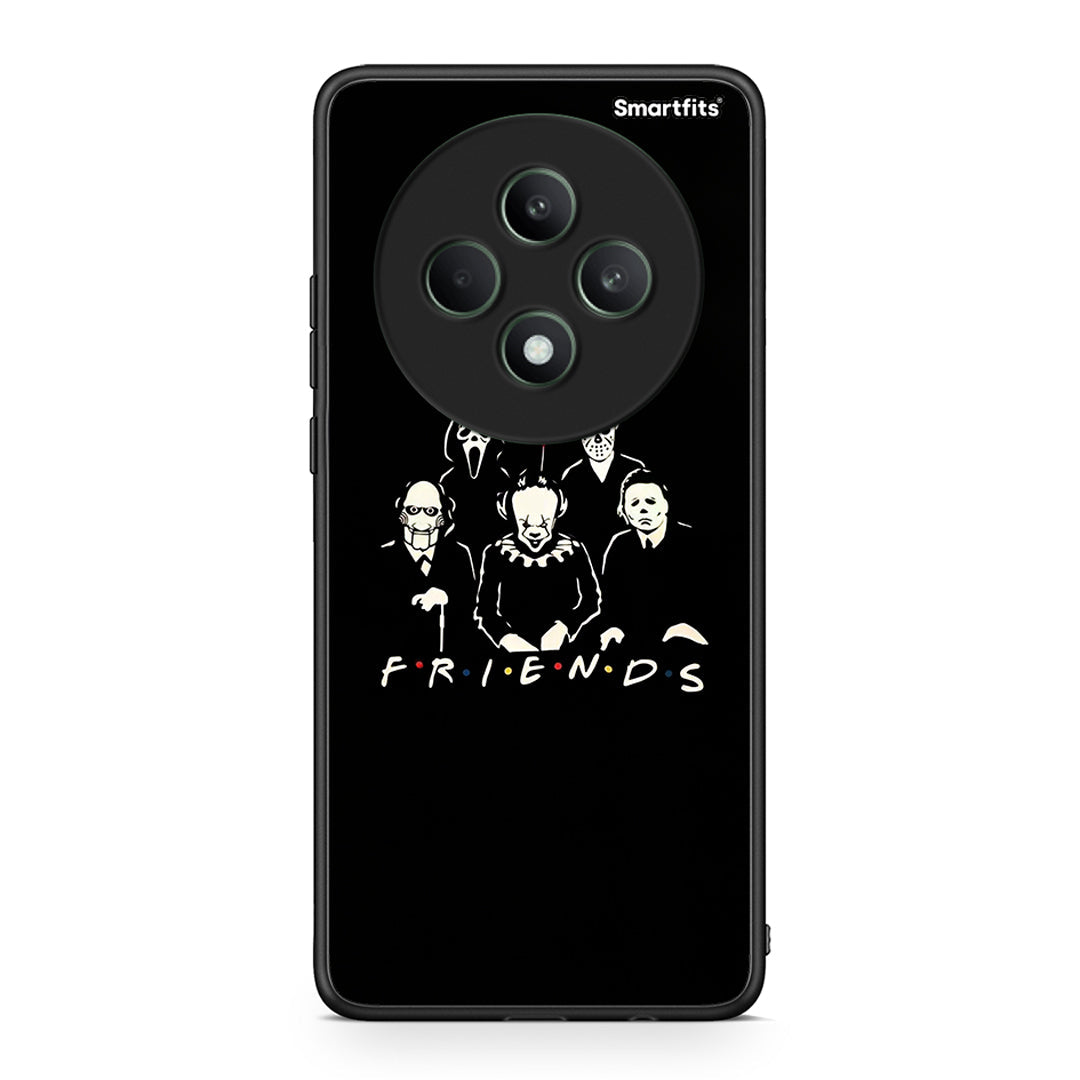 Oppo Reno12 F 5G / FS 5G Halloween Friends Θήκη από τη Smartfits με σχέδιο στο πίσω μέρος και μαύρο περίβλημα | Smartphone case with colorful back and black bezels by Smartfits