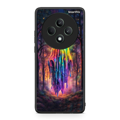 Oppo Reno12 F 5G / FS 5G Halloween Ghost θήκη από τη Smartfits με σχέδιο στο πίσω μέρος και μαύρο περίβλημα | Smartphone case with colorful back and black bezels by Smartfits
