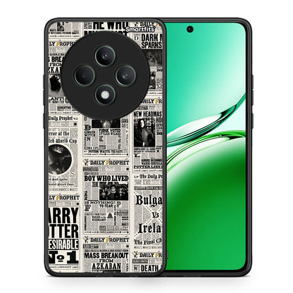 Θήκη Oppo Reno12 F 5G / FS 5G Harry Paper από τη Smartfits με σχέδιο στο πίσω μέρος και μαύρο περίβλημα | Oppo Reno12 F 5G / FS 5G Harry Paper case with colorful back and black bezels