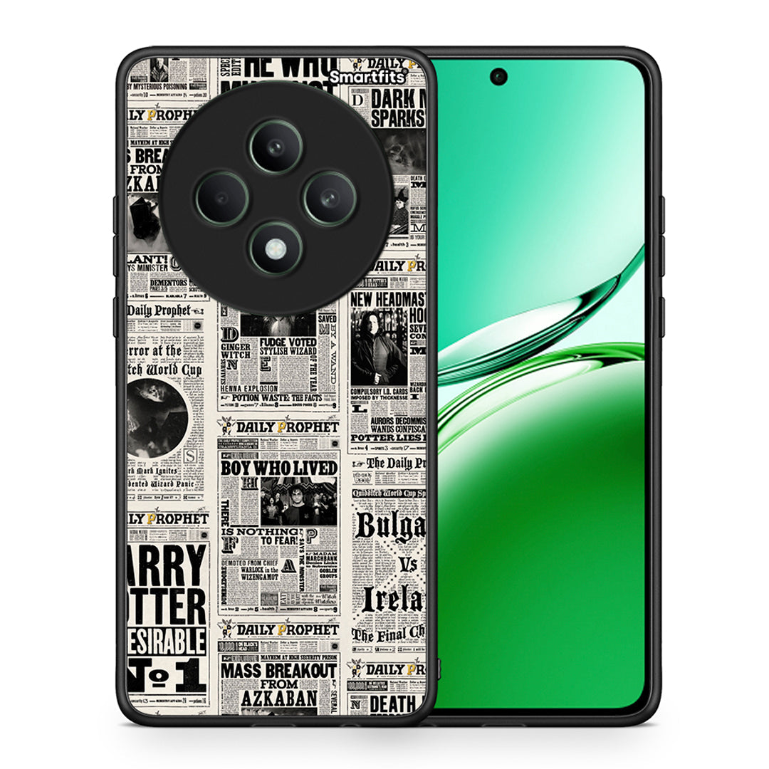 Θήκη Oppo Reno12 F 5G / FS 5G Harry Paper από τη Smartfits με σχέδιο στο πίσω μέρος και μαύρο περίβλημα | Oppo Reno12 F 5G / FS 5G Harry Paper case with colorful back and black bezels