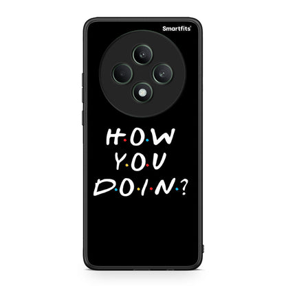 Oppo Reno12 F 5G / FS 5G How You Doin θήκη από τη Smartfits με σχέδιο στο πίσω μέρος και μαύρο περίβλημα | Smartphone case with colorful back and black bezels by Smartfits