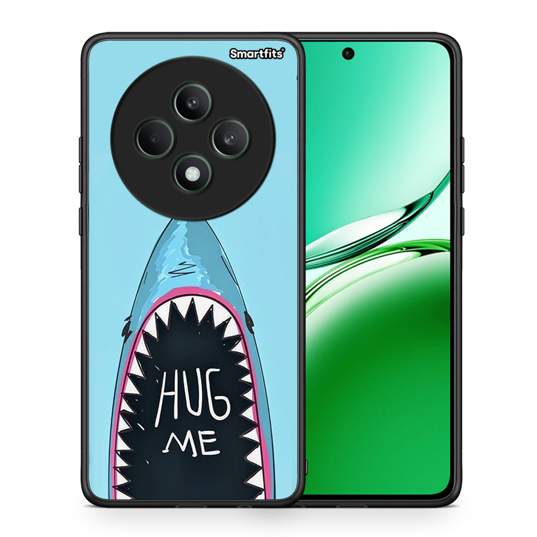 Θήκη Oppo Reno12 F 5G / FS 5G Hug Me από τη Smartfits με σχέδιο στο πίσω μέρος και μαύρο περίβλημα | Oppo Reno12 F 5G / FS 5G Hug Me case with colorful back and black bezels