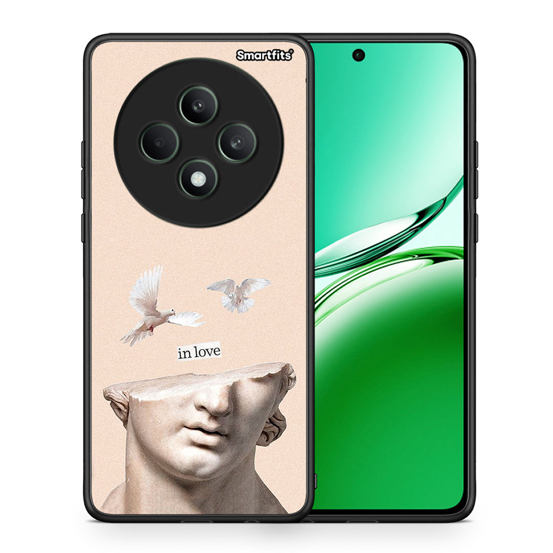 Θήκη Oppo Reno12 F 5G / FS 5G In Love από τη Smartfits με σχέδιο στο πίσω μέρος και μαύρο περίβλημα | Oppo Reno12 F 5G / FS 5G In Love case with colorful back and black bezels