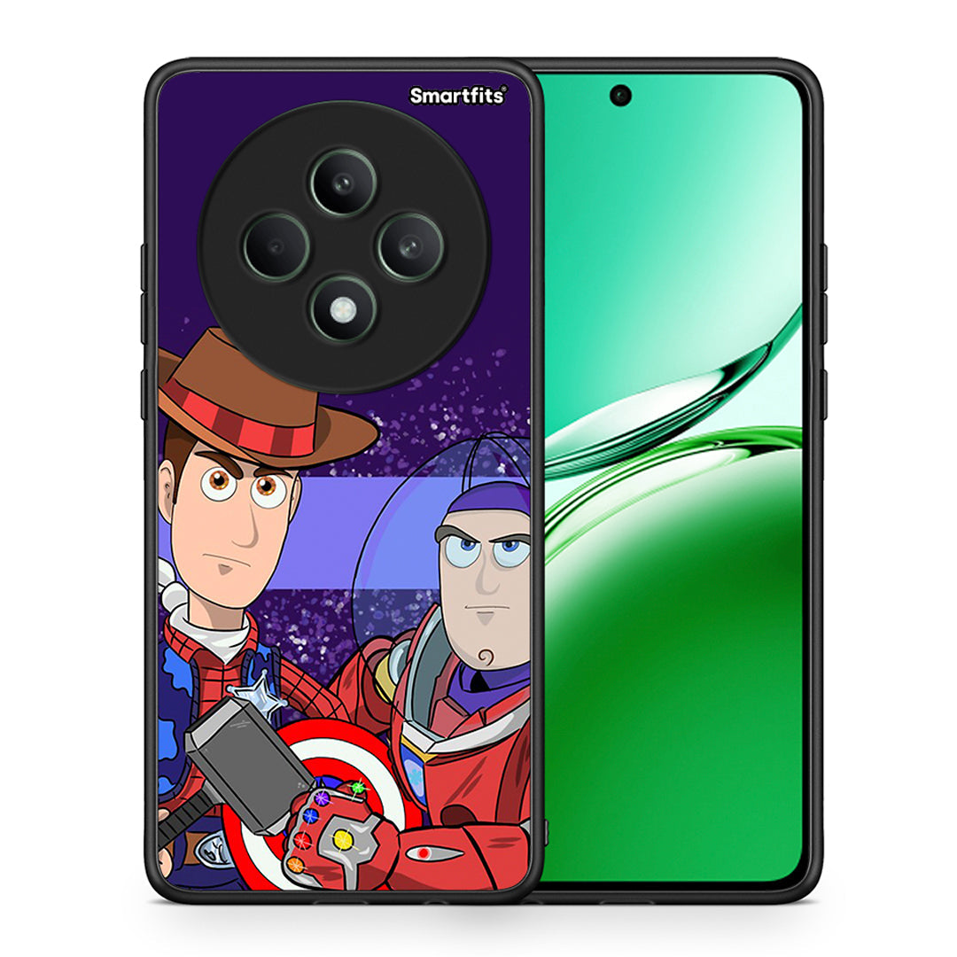 Θήκη Oppo Reno12 F 5G / FS 5G Infinity Story από τη Smartfits με σχέδιο στο πίσω μέρος και μαύρο περίβλημα | Oppo Reno12 F 5G / FS 5G Infinity Story case with colorful back and black bezels