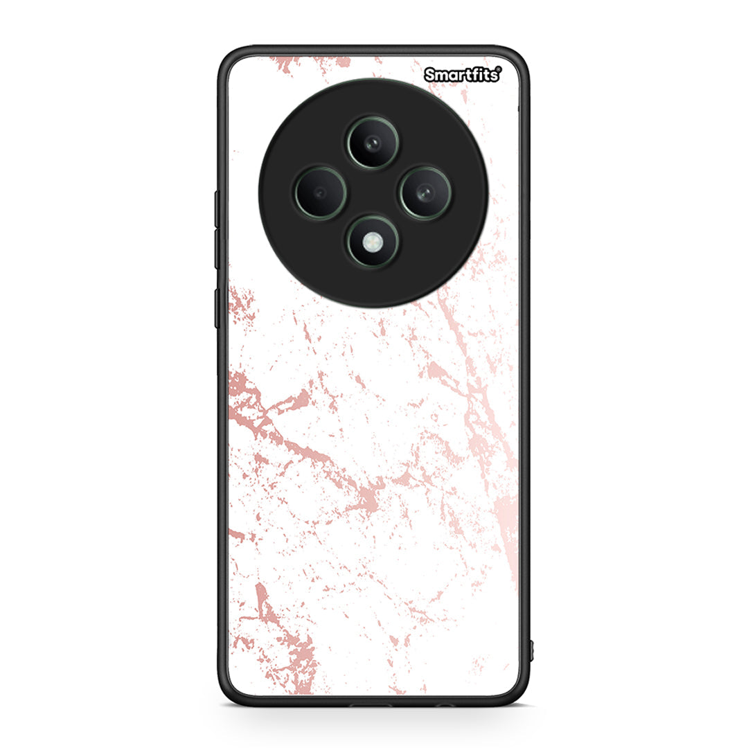 116 - Oppo Reno12 F 5G / FS 5G Pink Splash Marble case, cover, bumper