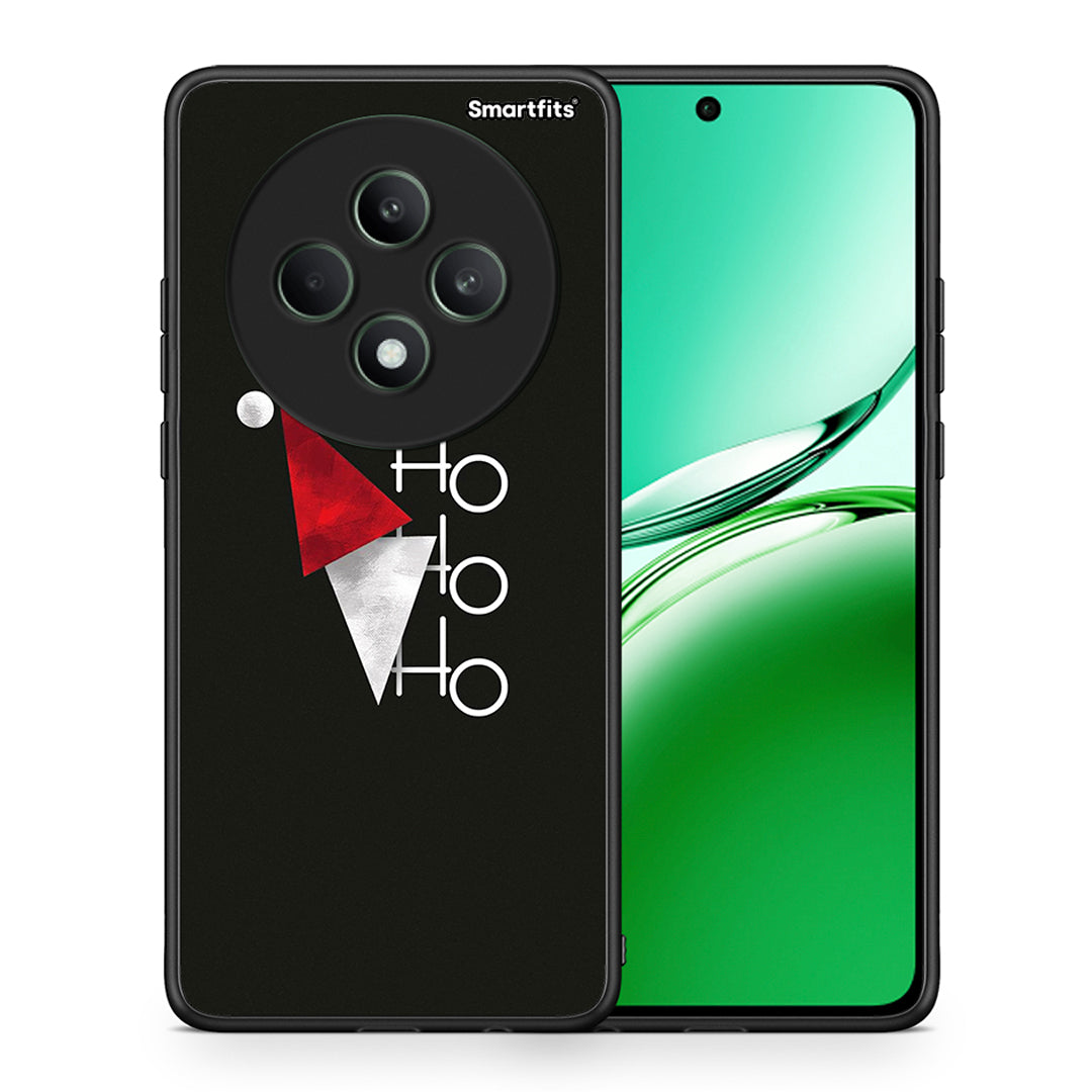 Θήκη Oppo Reno12 F 5G / FS 5G Minimal Christmas από τη Smartfits με σχέδιο στο πίσω μέρος και μαύρο περίβλημα | Oppo Reno12 F 5G / FS 5G Minimal Christmas case with colorful back and black bezels