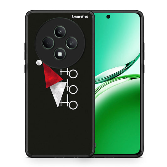 Θήκη Oppo Reno12 F 5G / FS 5G Minimal Christmas από τη Smartfits με σχέδιο στο πίσω μέρος και μαύρο περίβλημα | Oppo Reno12 F 5G / FS 5G Minimal Christmas case with colorful back and black bezels
