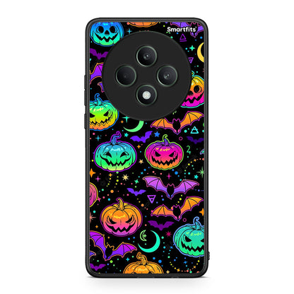 Oppo Reno12 F 5G / FS 5G Neon Halloween θήκη από τη Smartfits με σχέδιο στο πίσω μέρος και μαύρο περίβλημα | Smartphone case with colorful back and black bezels by Smartfits