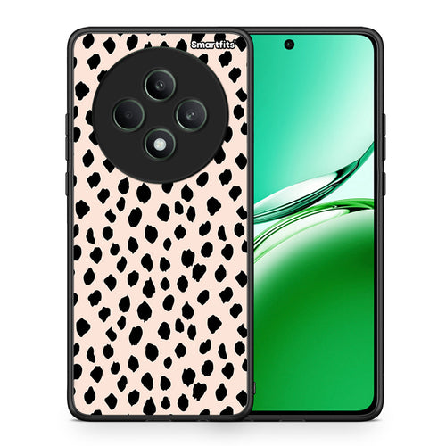 Θήκη Oppo Reno12 F 5G / FS 5G New Polka Dots από τη Smartfits με σχέδιο στο πίσω μέρος και μαύρο περίβλημα | Oppo Reno12 F 5G / FS 5G New Polka Dots case with colorful back and black bezels