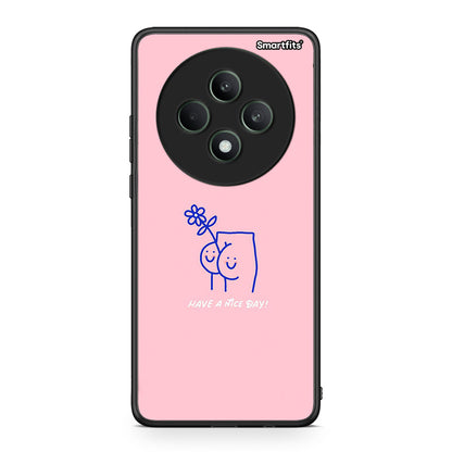 Oppo Reno12 F 5G / FS 5G Nice Day θήκη από τη Smartfits με σχέδιο στο πίσω μέρος και μαύρο περίβλημα | Smartphone case with colorful back and black bezels by Smartfits