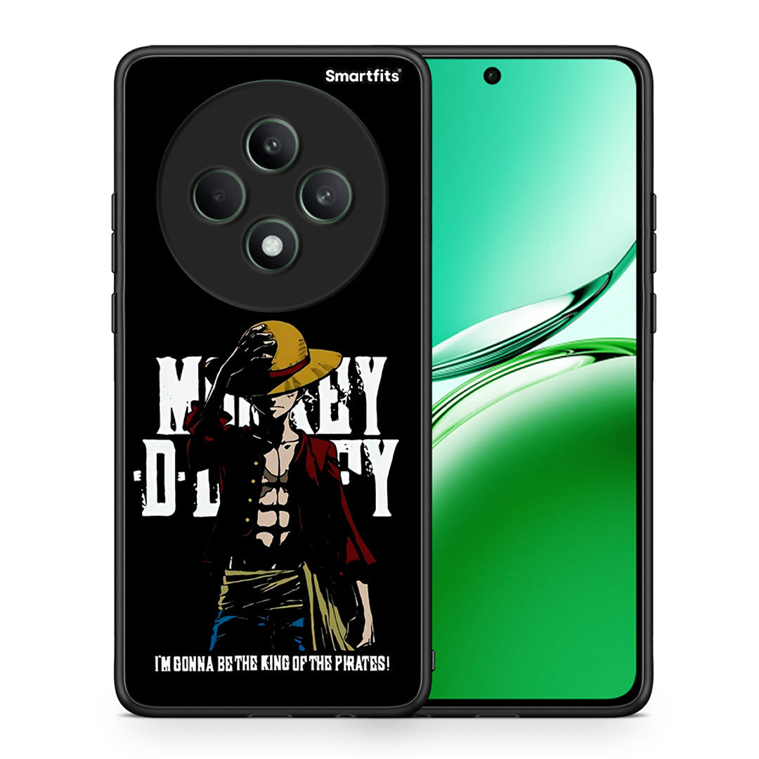 Θήκη Oppo Reno12 F 5G / FS 5G Pirate King από τη Smartfits με σχέδιο στο πίσω μέρος και μαύρο περίβλημα | Oppo Reno12 F 5G / FS 5G Pirate King case with colorful back and black bezels