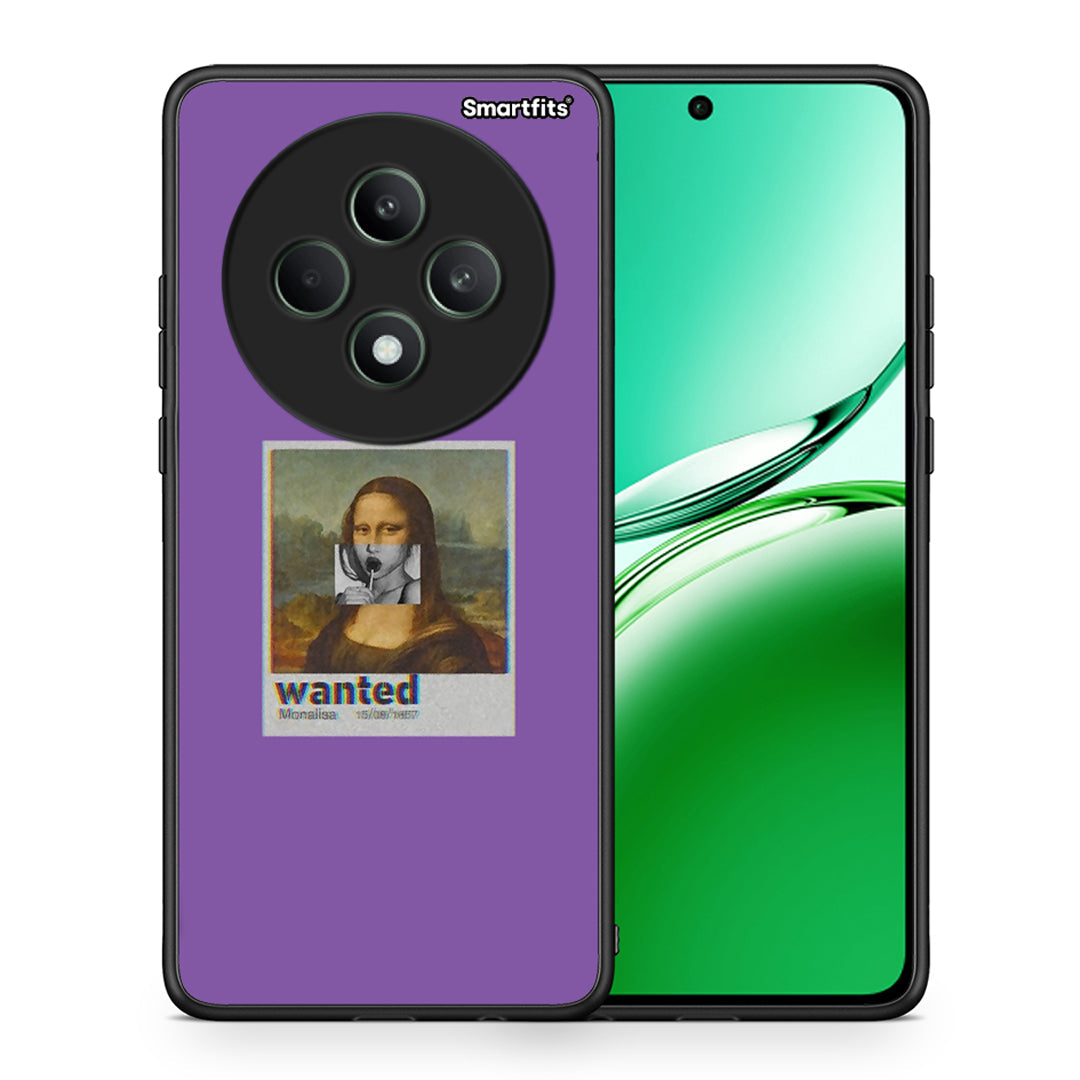 Θήκη Oppo Reno12 F 5G / FS 5G Monalisa Popart από τη Smartfits με σχέδιο στο πίσω μέρος και μαύρο περίβλημα | Oppo Reno12 F 5G / FS 5G Monalisa Popart case with colorful back and black bezels