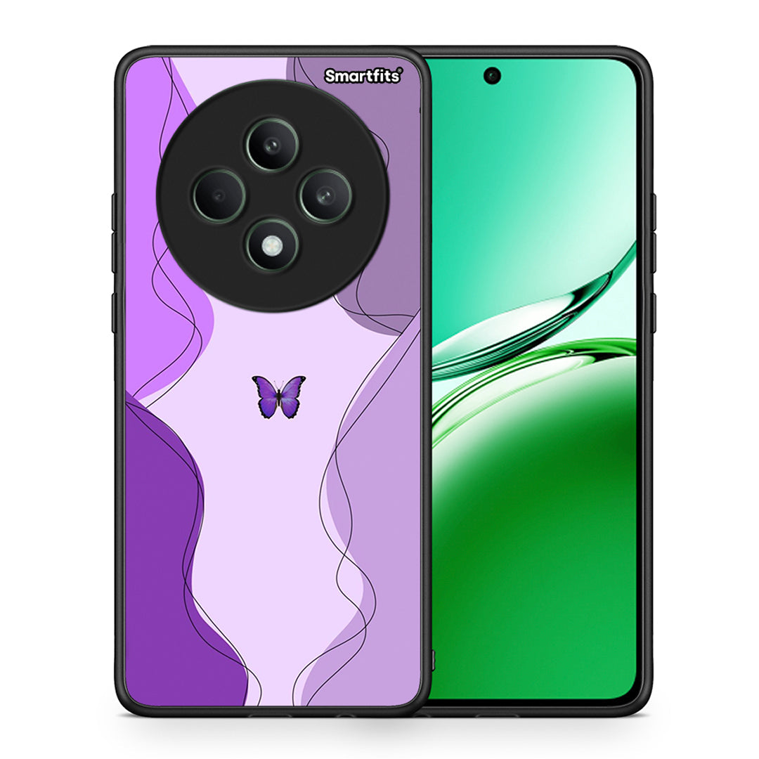 Purple Mariposa - Oppo Reno12 F 5G / FS 5G θήκη